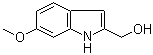 6-甲氧基-1H-吲哚-2-甲醇分子结构 (CAS 30464-85-8)