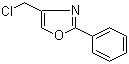 结构式 CAS# 30494-97-4, 4-氯甲基-2-苯基-噁唑