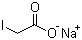 碘乙酸钠分子结构 (CAS 305-53-3)