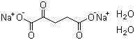 Disodium 2-oxoglutarate dihydrate molecular structure (CAS 305-72-6)