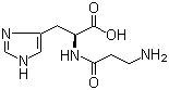 L-Carnosine molecular structure (CAS 305-84-0)