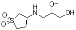 结构式 CAS# 305855-91-8, 3-[(四氢-1,1-二氧代-3-噻吩基)氨基]-1,2-丙二醇