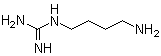 (4-氨基丁基)胍分子结构 (CAS 306-60-5)