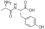 结构式 CAS# 3061-88-9, L-丙氨酰-L-酪氨酸