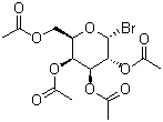 2,3,4,6-四乙酰氧基-alpha-D-吡喃糖溴化物分子结构 (CAS 3068-32-4)