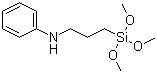 N-[3-(Trimethoxysilyl)propyl]aniline molecular structure (CAS 3068-76-6)