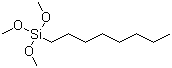 structure of CAS# 3069-40-7, Trimethoxyoctylsilane;Octyltrimethoxysilane
