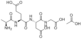L-alanyl-L-a-glutamyl-L-a-aspartyl-Glycine monoacetate molecular structure (CAS 307297-40-1)