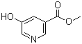 Methyl 5-hydroxynicotinate molecular structure (CAS 30766-22-4)