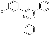 结构式 CAS# 307929-32-4, 2-(3-氯苯基)-4,6-二苯基-1,3,5-三嗪