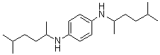 N,N'-Bis(1,4-dimethylpentyl)-1,4-benzenediamine molecular structure (CAS 3081-14-9)