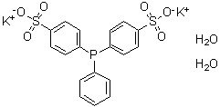 structure of CAS# 308103-66-4, Dipotassium bis(p-sulfonatophenyl)phenylphosphine dihydrate