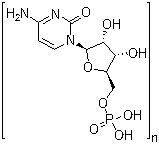 5'-Cytidylic acid homopolymer molecular structure (CAS 30811-80-4)