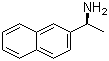 结构式 CAS# 3082-62-0, (S)-(-)-1-(2-萘基)乙胺