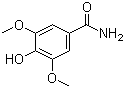 3,5-二甲氧基-4-羟基苯甲酰胺分子结构 (CAS 3086-72-4)