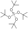 Tetra-tert-butyl orthotitanate molecular structure (CAS 3087-39-6)