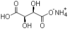 酒石酸氢铵分子结构 (CAS 3095-65-6)