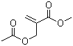 结构式 CAS# 30982-08-2, 2-乙酰氧甲基丙烯酸甲酯