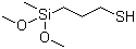 3-Mercaptopropylmethyldimethoxysilane molecular structure (CAS 31001-77-1)