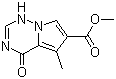 Methyl 5-methyl-4-oxo-1,4-dihydropyrrolo[2,1-f][1,2,4]triazine-6-carboxylate molecular structure (CAS 310431-29-9)