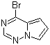 4-Bromopyrrolo[1,2-f][1,2,4]triazine molecular structure (CAS 310436-61-4)
