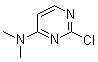 (2-氯嘧啶-4-基)二甲基胺分子结构 (CAS 31058-81-8)