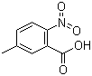 5-甲基-2-硝基苯甲酸分子结构 (CAS 3113-72-2)