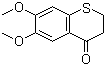 2,3-二氢-6,7-二甲氧基-4H-1-苯并噻喃-4-酮分子结构 (CAS 31189-07-8)