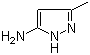 3-氨基-5-甲基吡唑分子结构 (CAS 31230-17-8)