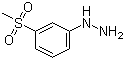 (3-Methanesulfonylphenyl)hydrazine molecular structure (CAS 312303-93-8)
