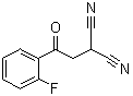 2-[2-(2-Fluorophenyl)-2-oxoethyl]propanedinitrile molecular structure (CAS 312307-38-3)