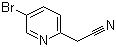 structure of CAS# 312325-72-7, 5-Bromo-2-cyanomethylpyridine;(5-Bromopyridin-2-yl)acetonitrile