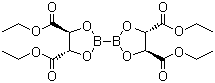 双联(D-酒石酸二乙酯)硼酸酯分子结构 (CAS 312693-46-2)