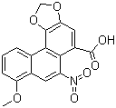 structure of CAS# 313-67-7, Aristolochic acid;8-Methoxy-3,4-methylenedioxy-10-nitrophenanthrene-1-carboxylic acid