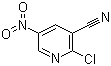 2-氯-5-硝基烟腈分子结构 (CAS 31309-08-7)
