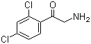2-Amino-2',4'-dichloroacetophenone molecular structure (CAS 313553-17-2)