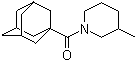 3-甲基-1-(金刚烷-1-基羰基)哌啶分子结构 (CAS 313688-11-8)