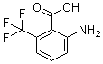 structure of CAS# 314-46-5, 2-Amino-6-trifluoromethylbenzoic acid;6-(Trifluoromethyl)anthranilic acid