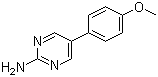 5-(4-Methoxyphenyl)pyrimidin-2-amine molecular structure (CAS 31408-47-6)