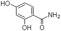 structure of CAS# 3147-45-3, 2,4-Dihydroxybenzamide