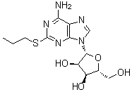 2-(Propylthio)adenosine molecular structure (CAS 31528-53-7)