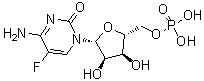 5-Fluoro-5'-cytidylic acid molecular structure (CAS 31535-27-0)