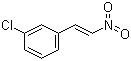 结构式 CAS# 3156-35-2, 1-(3-氯苯基)-2-硝基乙烯; 3-氯-beta-硝基苯乙烯