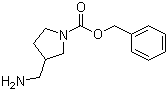 3-Aminomethylpyrrolidine-1-carboxylic acid benzyl ester molecular structure (CAS 315717-77-2)