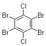 1,2,4,5-Tetrabromo-3,6-dichlorobenzene molecular structure (CAS 31604-30-5)