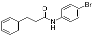 N-(4-Bromophenyl)benzenepropanamide molecular structure (CAS 316146-27-7)
