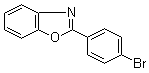 structure of CAS# 3164-13-4, 2-(4-Bromophenyl)benzoxazole;2-(p-Bromophenyl)benzoxazole; 2-(4-Bromophenyl)-1,3-benzoxazole