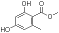 2,4-Dihydroxy-6-methylbenzoic acid methyl ester molecular structure (CAS 3187-58-4)