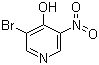 结构式 CAS# 31872-65-8, 3-溴-5-硝基吡啶-4-醇