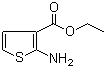 Ethyl 2-aminothiophene-3-carboxylate molecular structure (CAS 31891-06-2)